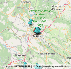 Mappa Via Colle Pretara, 67100 L'Aquila AQ, Italia (22.58)