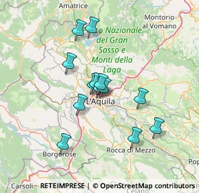 Mappa Via Colle Pretara, 67100 L'Aquila AQ, Italia (11.45769)