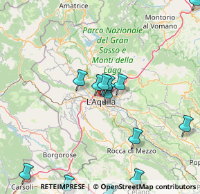 Mappa Via Colle Pretara, 67100 L'Aquila AQ, Italia (25.80684)