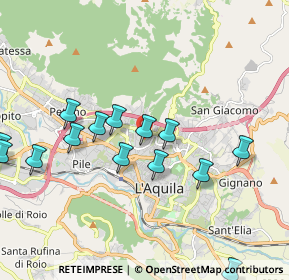 Mappa Via Colle Pretara, 67100 L'Aquila AQ, Italia (2.25929)