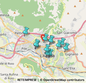 Mappa Via Colle Pretara, 67100 L'Aquila AQ, Italia (1.2975)