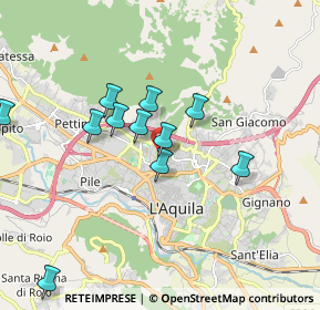 Mappa Via Colle Pretara, 67100 L'Aquila AQ, Italia (1.76727)