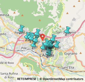 Mappa Via Colle Pretara, 67100 L'Aquila AQ, Italia (1.2595)