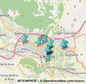 Mappa Via Colle Pretara, 67100 L'Aquila AQ, Italia (1.34091)