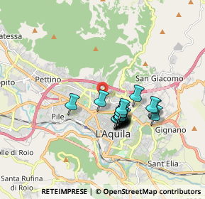 Mappa Via Colle Pretara, 67100 L'Aquila AQ, Italia (1.37211)