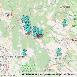 Mappa SP 22, 02015 Cittaducale RI (13.65538)