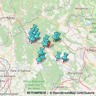 Mappa SP 22, 02015 Cittaducale RI (10.882)