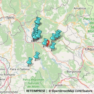 Mappa SP 22, 02015 Cittaducale RI (11.37833)