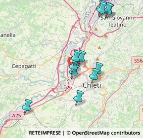 Mappa 66013 Chieti CH, Italia (4.00833)
