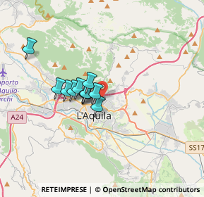 Mappa Via Angelo Colagrande, 67100 L'Aquila AQ, Italia (2.47545)