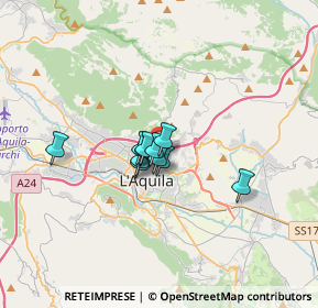 Mappa Via Angelo Colagrande, 67100 L'Aquila AQ, Italia (1.89273)