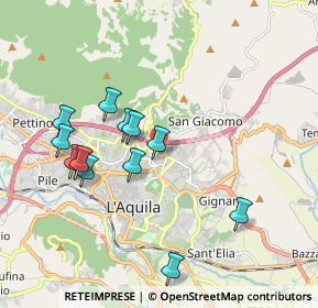 Mappa Via Angelo Colagrande, 67100 L'Aquila AQ, Italia (1.92667)