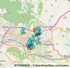 Mappa Via Angelo Colagrande, 67100 L'Aquila AQ, Italia (1.20917)