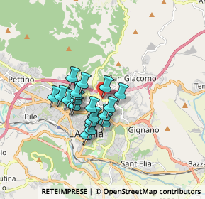 Mappa Via Angelo Colagrande, 67100 L'Aquila AQ, Italia (1.275)