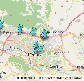 Mappa Via Angelo Colagrande, 67100 L'Aquila AQ, Italia (1.72)