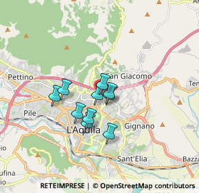 Mappa Via Angelo Colagrande, 67100 L'Aquila AQ, Italia (1.48727)