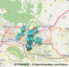 Mappa Via Angelo Colagrande, 67100 L'Aquila AQ, Italia (1.524)