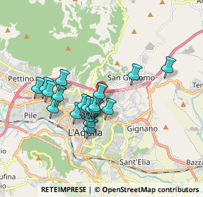 Mappa Via Angelo Colagrande, 67100 L'Aquila AQ, Italia (1.5315)