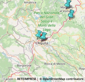 Mappa Via Angelo Colagrande, 67100 L'Aquila AQ, Italia (31.55053)