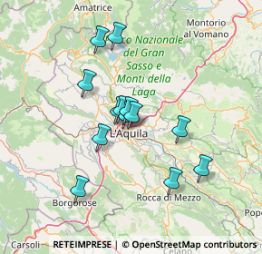 Mappa Via Angelo Colagrande, 67100 L'Aquila AQ, Italia (11.84154)