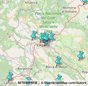 Mappa Via Angelo Colagrande, 67100 L'Aquila AQ, Italia (25.50895)