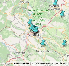 Mappa Via Angelo Colagrande, 67100 L'Aquila AQ, Italia (10.40833)