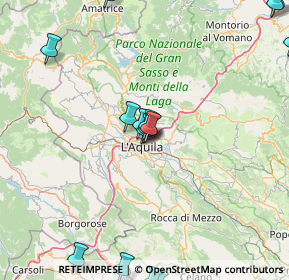 Mappa Via Angelo Colagrande, 67100 L'Aquila AQ, Italia (25.903)