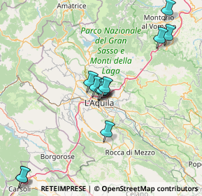 Mappa Via Angelo Colagrande, 67100 L'Aquila AQ, Italia (15.64667)