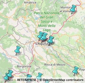 Mappa Via Angelo Colagrande, 67100 L'Aquila AQ, Italia (27.9545)