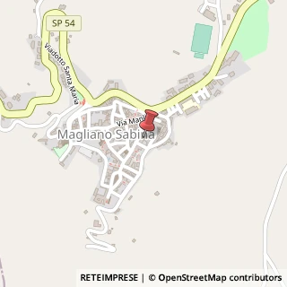 Mappa Vicolo del moro, 8A, 02046 Magliano Sabina, Rieti (Lazio)