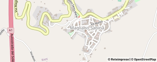 Mappa Magliano Sabina