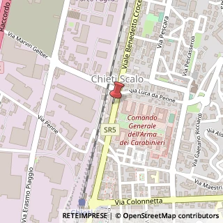 Mappa Viale B. Croce, 171, 66100 Chieti, Chieti (Abruzzo)