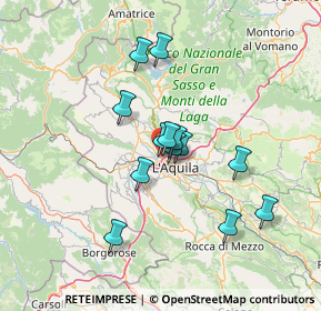 Mappa Via Lussemburgo, 67100 L'Aquila AQ, Italia (11.55692)