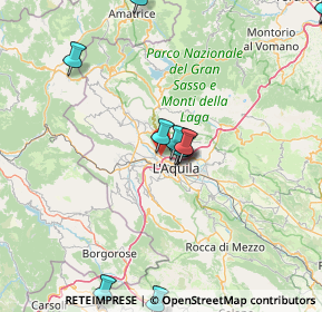 Mappa Via Lussemburgo, 67100 L'Aquila AQ, Italia (24.33688)