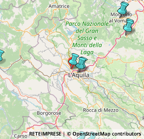 Mappa Via Lussemburgo, 67100 L'Aquila AQ, Italia (32.24167)