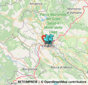 Mappa Via Lussemburgo, 67100 L'Aquila AQ, Italia (29.74417)