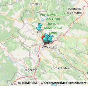 Mappa Via Lussemburgo, 67100 L'Aquila AQ, Italia (25.78917)