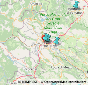 Mappa Via Lussemburgo, 67100 L'Aquila AQ, Italia (35.9565)