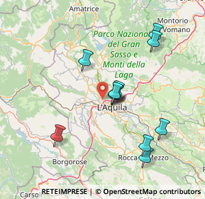 Mappa Via Lussemburgo, 67100 L'Aquila AQ, Italia (14.66727)