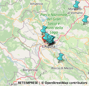 Mappa Via Lussemburgo, 67100 L'Aquila AQ, Italia (10.08273)