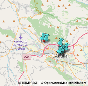 Mappa Via Lussemburgo, 67100 L'Aquila AQ, Italia (3.60091)