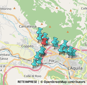 Mappa Via Lussemburgo, 67100 L'Aquila AQ, Italia (1.5865)