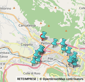 Mappa Via Lussemburgo, 67100 L'Aquila AQ, Italia (2.246)