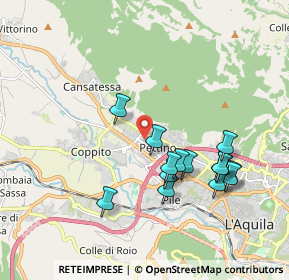 Mappa Via Lussemburgo, 67100 L'Aquila AQ, Italia (1.915)