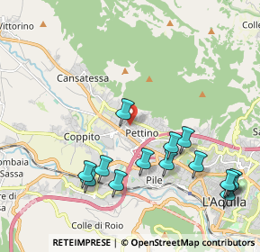 Mappa Via Lussemburgo, 67100 L'Aquila AQ, Italia (2.47357)