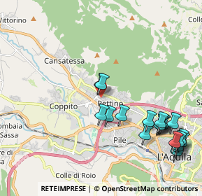 Mappa Via Lussemburgo, 67100 L'Aquila AQ, Italia (2.6205)