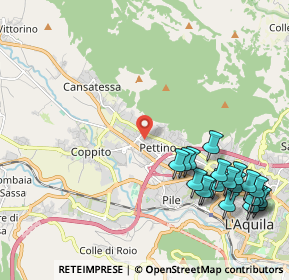 Mappa Via Lussemburgo, 67100 L'Aquila AQ, Italia (2.784)