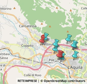 Mappa Via Lussemburgo, 67100 L'Aquila AQ, Italia (1.93455)