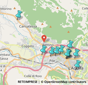 Mappa Via Lussemburgo, 67100 L'Aquila AQ, Italia (2.42273)