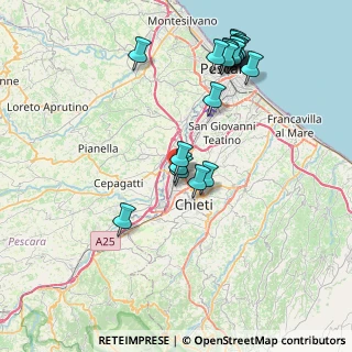 Mappa Via Teramo, 66100 Chieti CH, Italia (8.896)